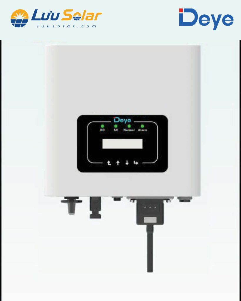 Thiết kế tản nhiệt tự nhiên và hệ thống cổng kết nối an toàn chuẩn IP65 của Deye 3kW