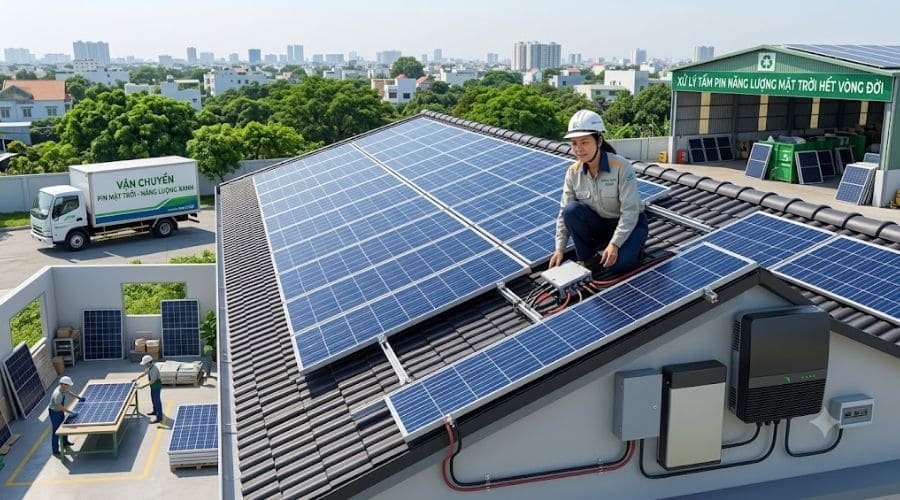 Điện năng lượng mặt trời giúp giảm phát thải khí nhà kính trong quá trình vận hành, góp phần bảo vệ môi trường