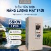 Biến tần bơm nước năng lượng mặt trời TOP POWER 55kW 3 pha cho hệ thống bơm sử dụng điện mặt trời.