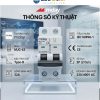 CB AC 32A 2P Mday MJC-63 B32 Type-B với dòng định mức 32A, cấu hình 2P và điện áp 230/400V AC.