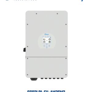 Deye 12kW 1 Pha Inverter Hybrid SUN-12K-SG02LP1-EU-AM3 dành cho hệ thống điện năng lượng mặt trời kết hợp pin lưu trữ.