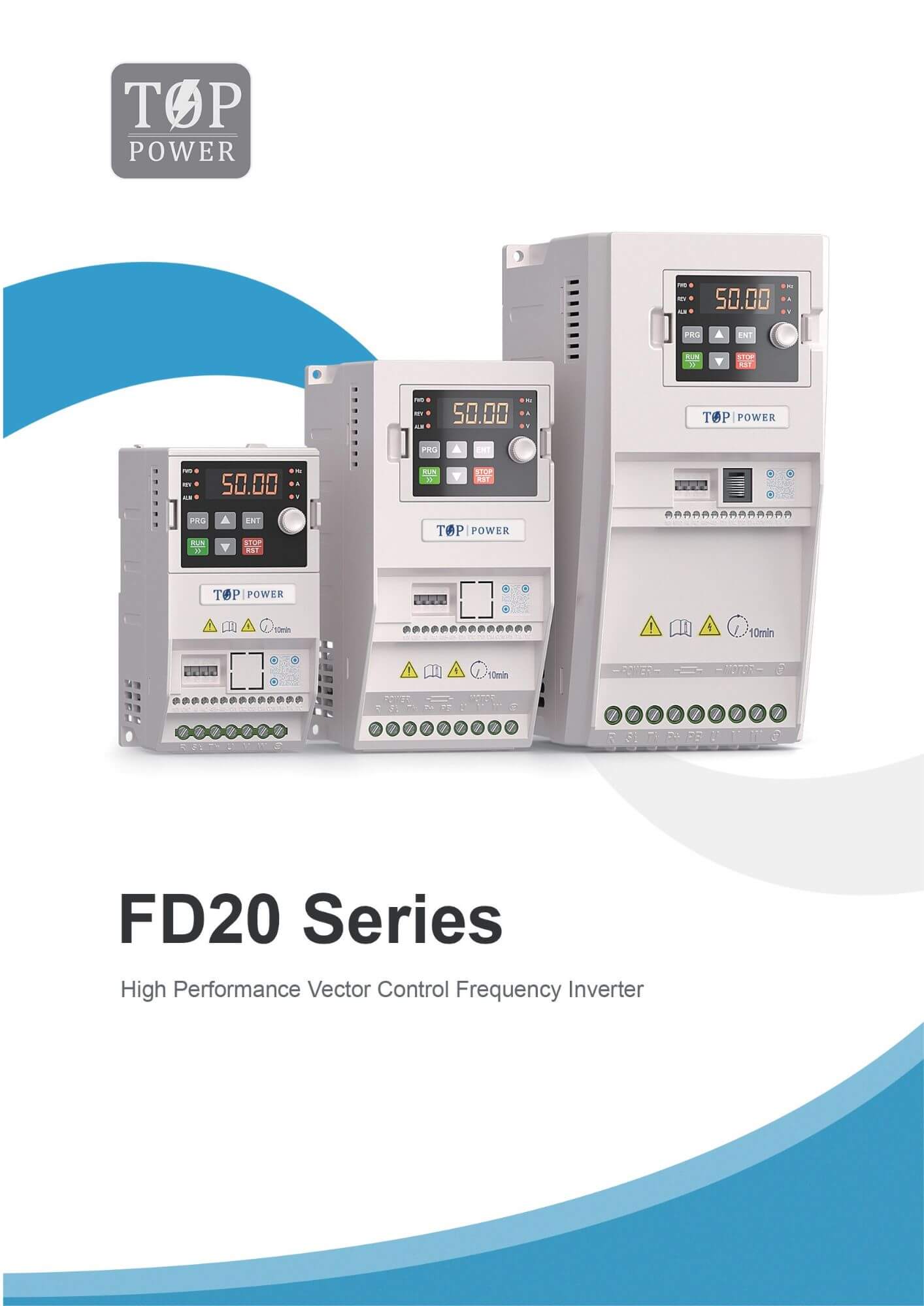 Dòng biến tần TOP POWER FD20 được phát triển để điều khiển động cơ bơm, hỗ trợ nhiều chức năng quản lý và vận hành hệ thống hiệu quả.