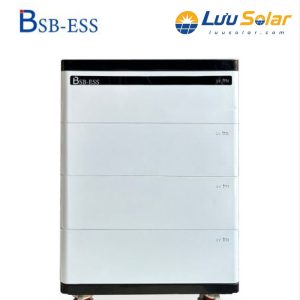 Pin lưu trữ BSB-ESS 51.2V 100Ah Plus dung lượng 5.12kWh, thiết kế module xếp chồng cho hệ thống lưu trữ năng lượng.