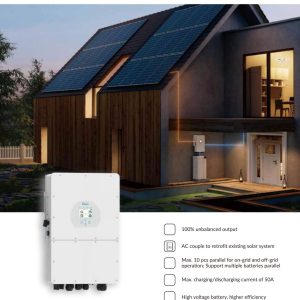 Biến tần Deye 20kW 3 pha áp cao SUN-20K-SG01HP3-EU-AM2 chính hãng tại Lưu Solar